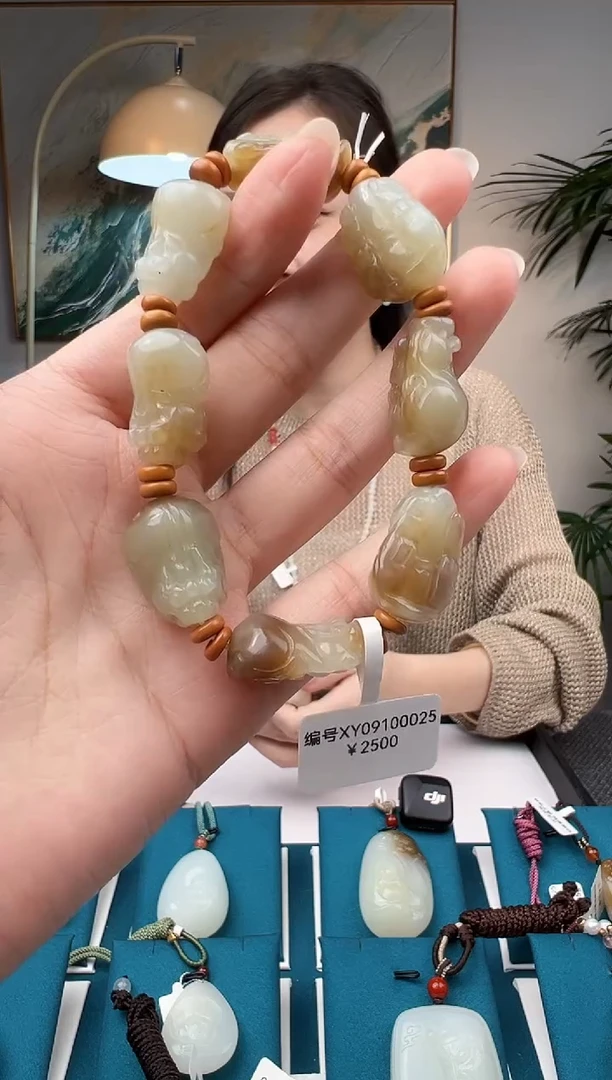 颈饰未镶嵌和田玉XY  手串