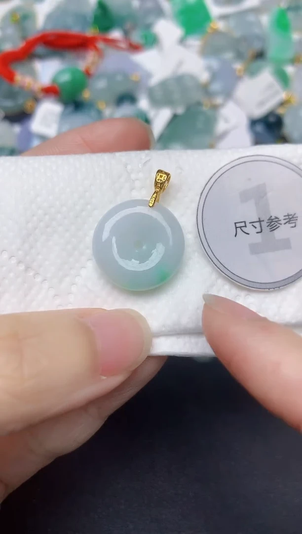 颈饰未镶嵌翡翠天然缅甸A货翡翠