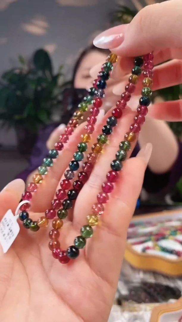 手链未镶嵌碧玺多圈手链5.5+