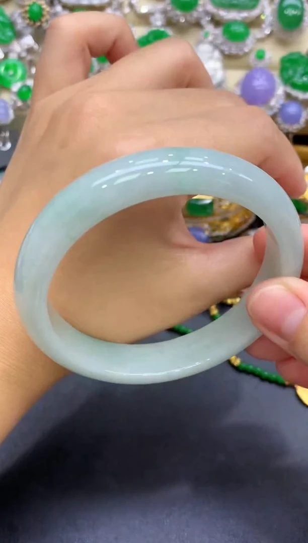 未镶嵌手镯翡翠343-中国好珍宝