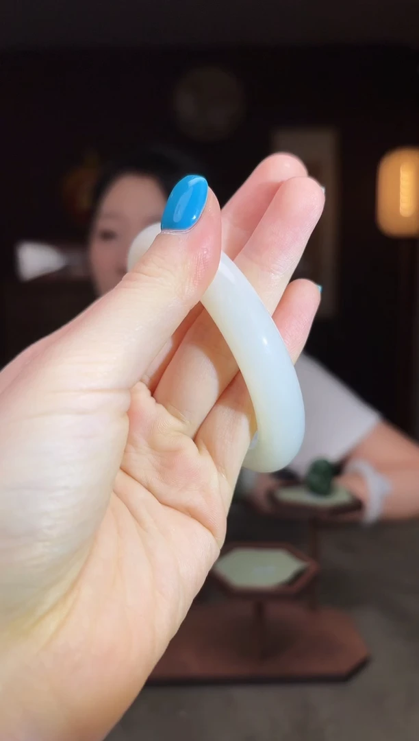 未镶嵌和田玉把件UY10-手镯 圈口 57.9