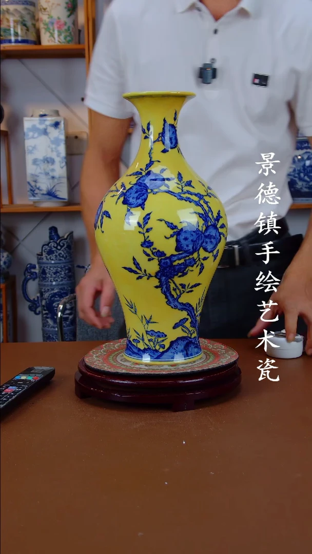 现代景德镇手工手绘陶瓷摆件28