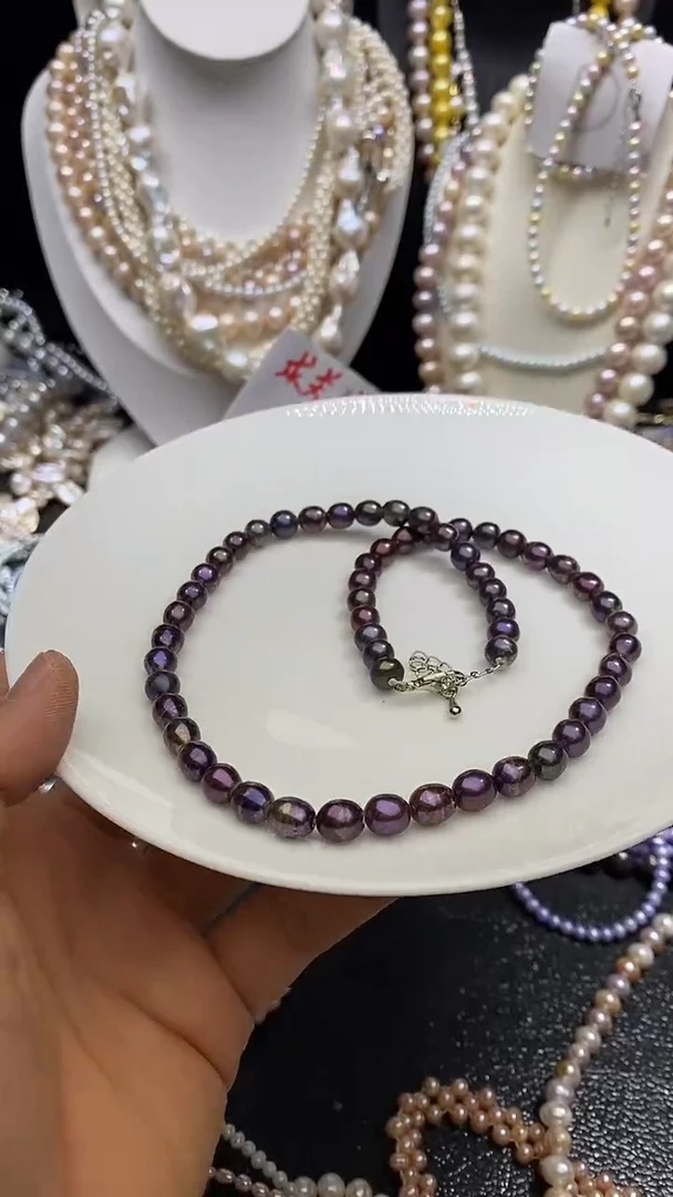 淡水珍珠未镶嵌颈饰多人