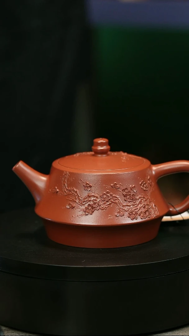 茶壶紫砂生**乐H1931陈春芬梅花合础