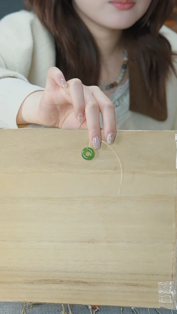 【闪购商品】和田玉颈饰未镶嵌碧玉甜甜圈