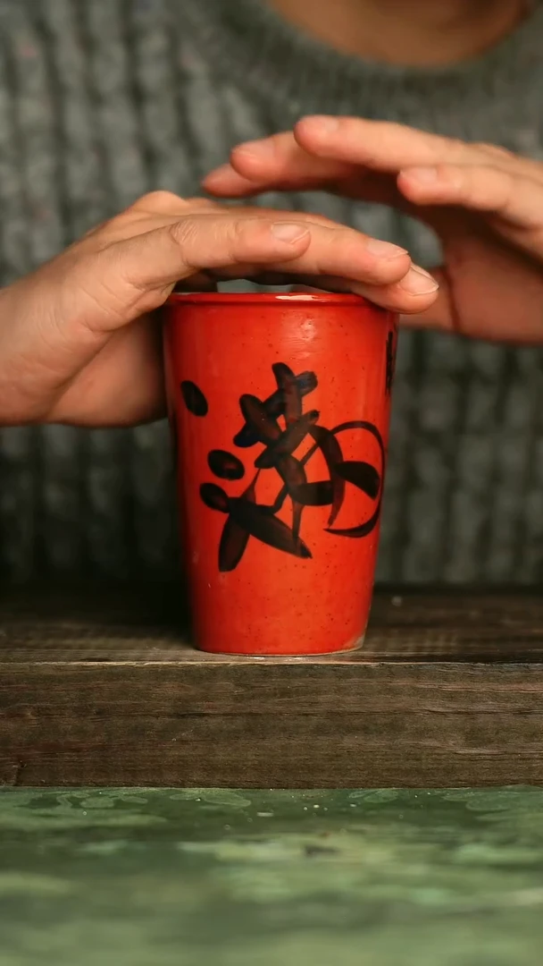 青诗集手工手绘瓷器