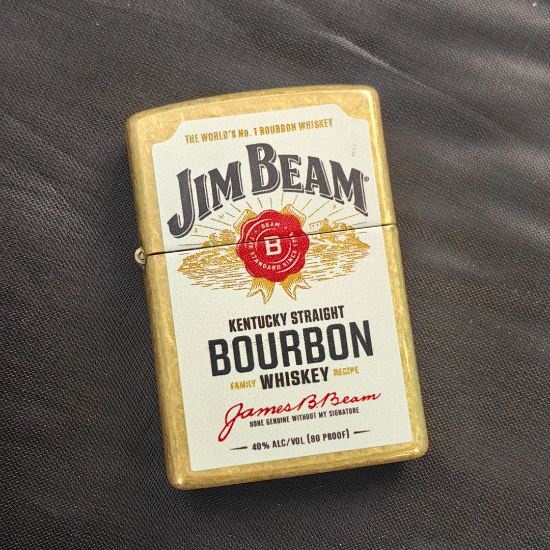 ZIPPO 打火机正品 46305-杰克丹尼酒标 1433【大白专属】