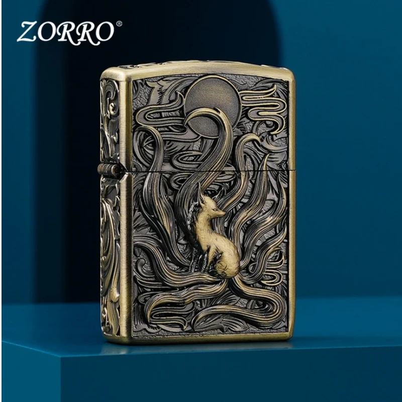 ZORRO佐罗【青铜九尾狐】高档煤油防风机【需自配油】ZK57-1