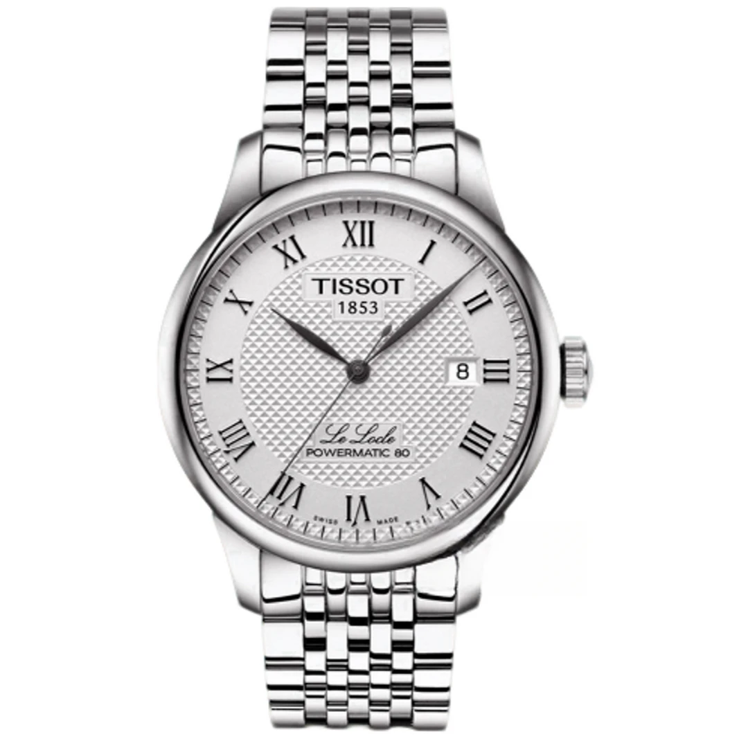 99新 Tissot/天梭 力洛克男士机械腕表 39.3盘T006.407.11.033.00
