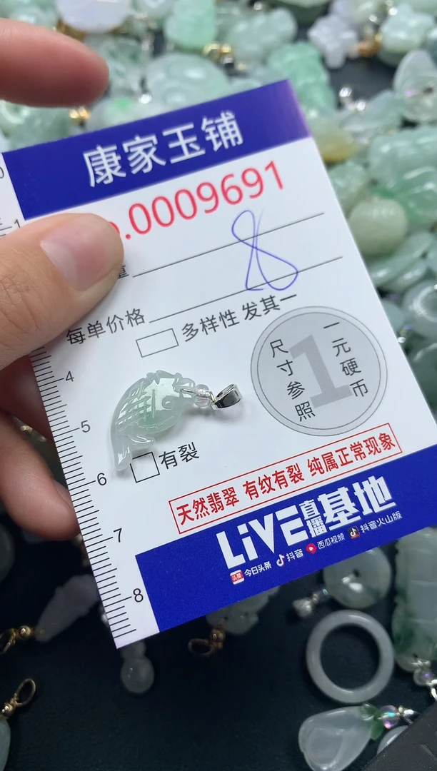 颈饰未镶嵌翡翠9691