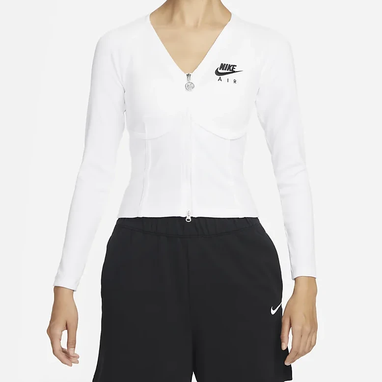 【HN步步高NK】Nike Sportswear 女子长袖拉链上衣鱼骨衣 FD2377100