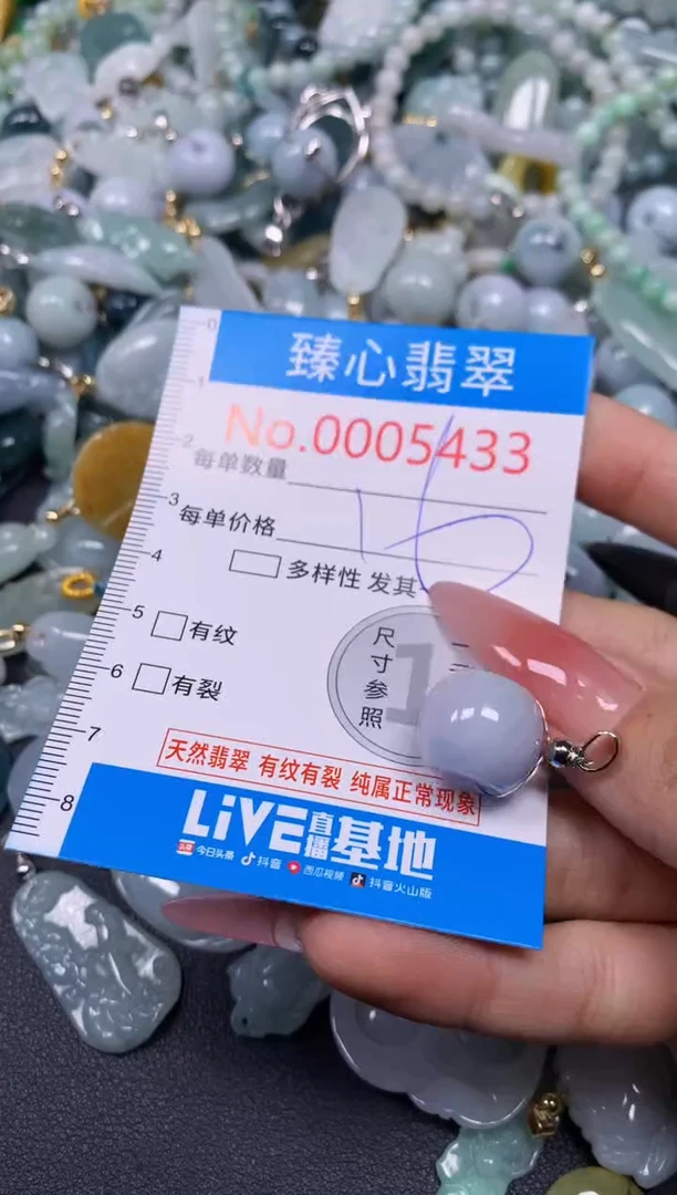 【闪购商品】翡翠颈饰未镶嵌含绳0005433