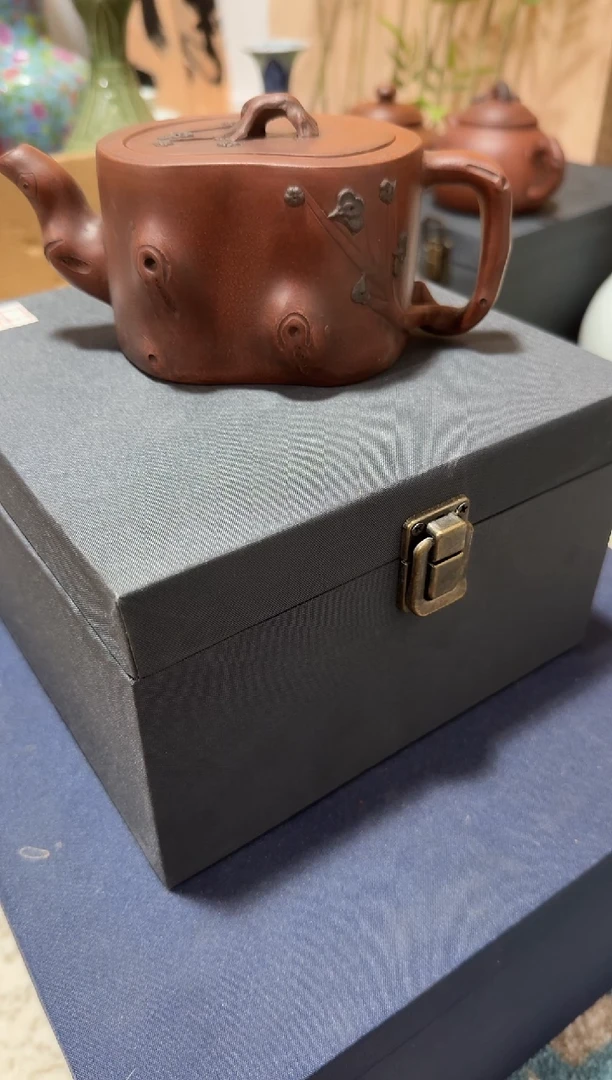 摆件紫砂紫砂老壶一只（蒋）