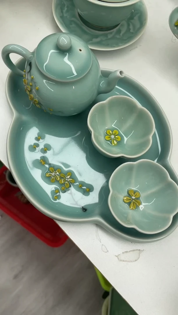 慧仙青瓷手工捏花   源头厂家特价福利