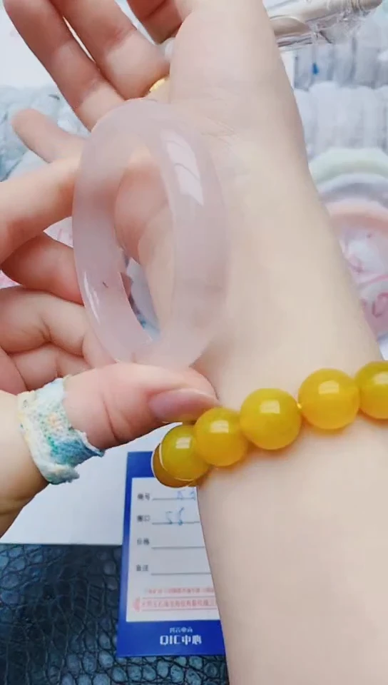 未镶嵌手镯石英质玉x39+55-56