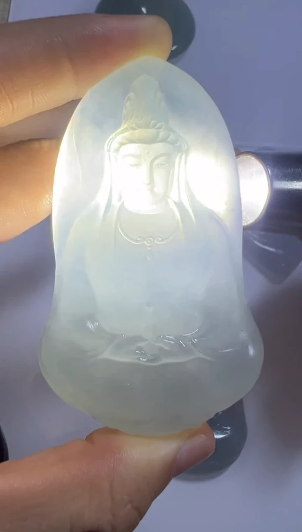 未镶嵌定制翡翠素衣