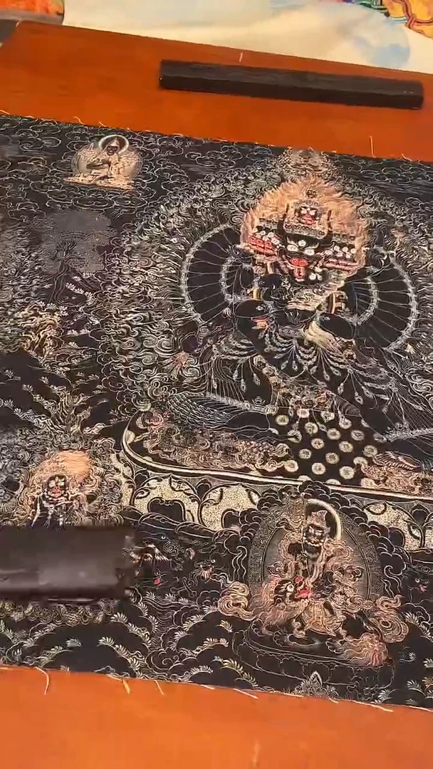 装裱画精美唐卡tk16007