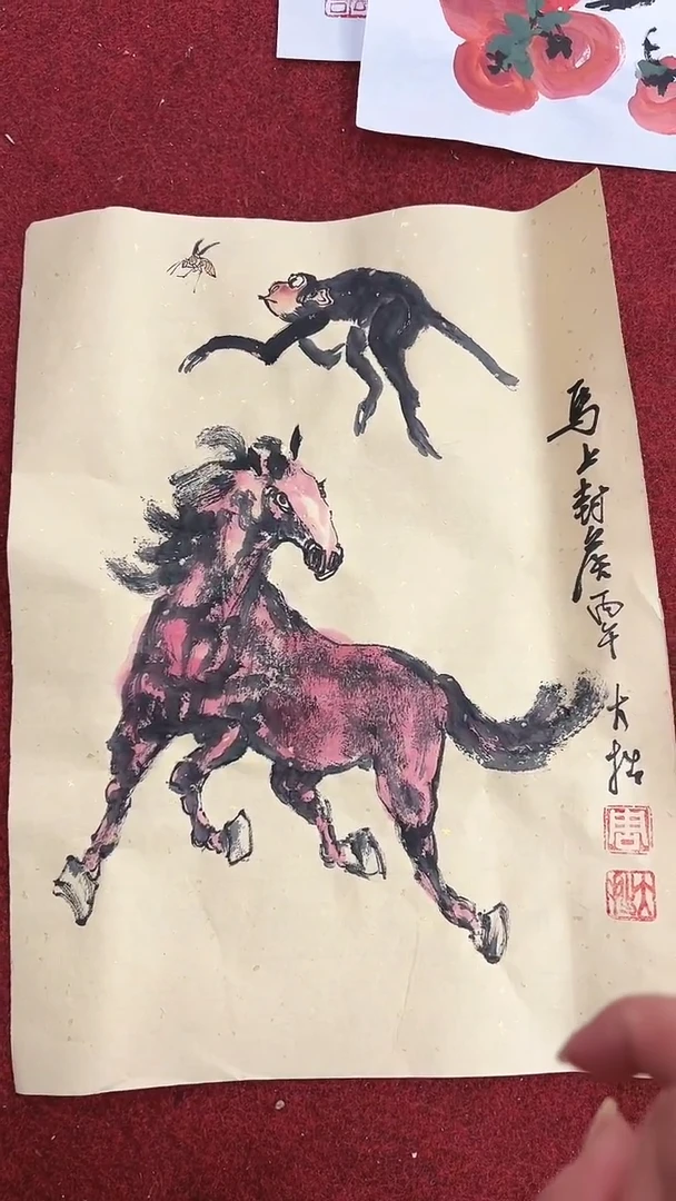 国画周大拙/国画/花鸟