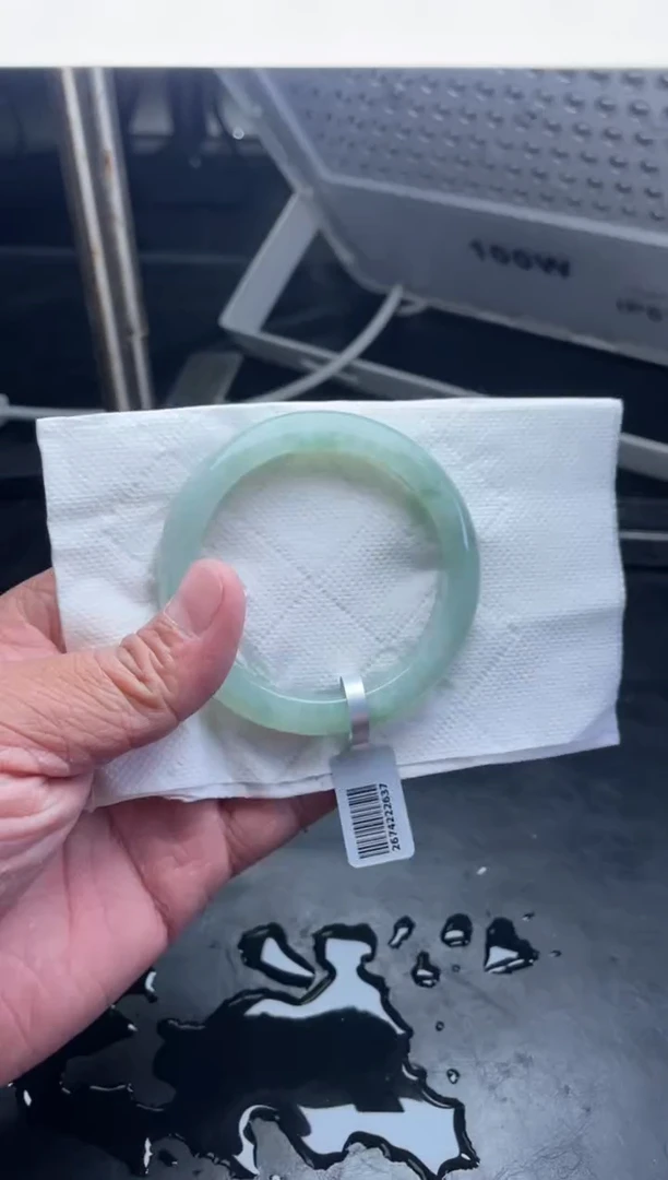 未镶嵌手镯定制翡翠ぷ***ぷ成品手镯