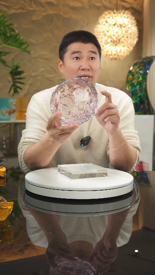 【闪购商品】摆件福利粉色果碗
