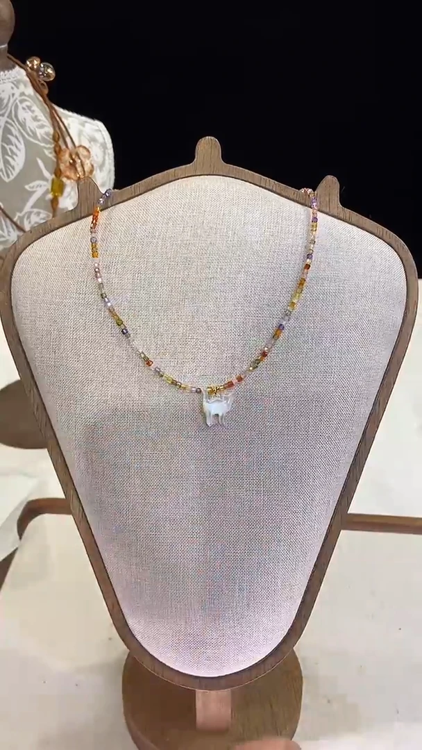 项链钛钢淡水珍珠809