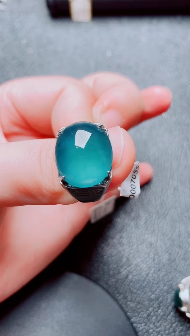 银S925镶嵌戒指翡翠1111