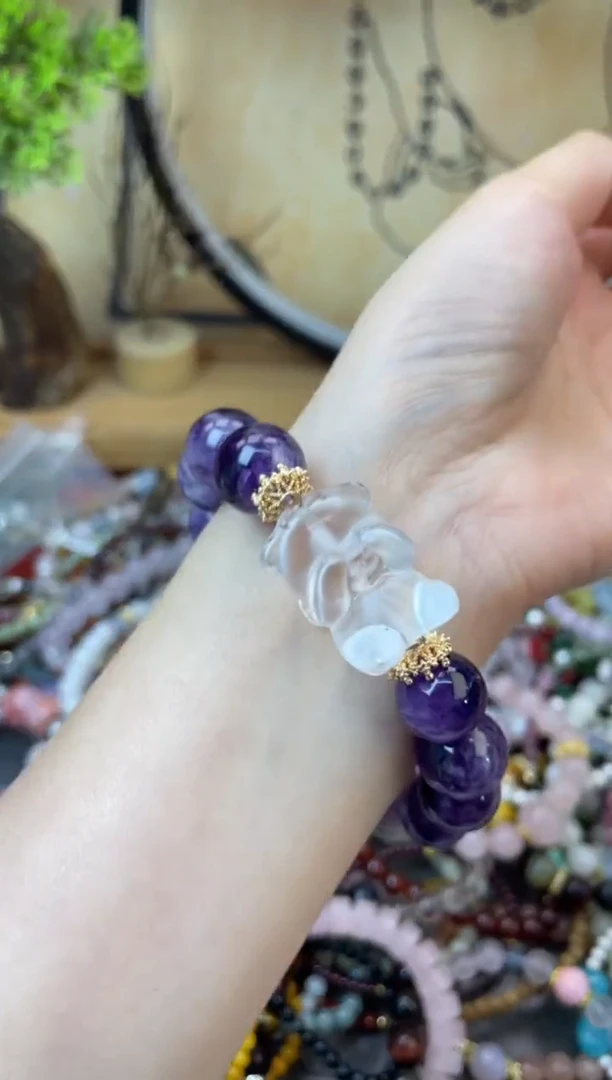 【闪购商品】紫晶手链未镶嵌888手串