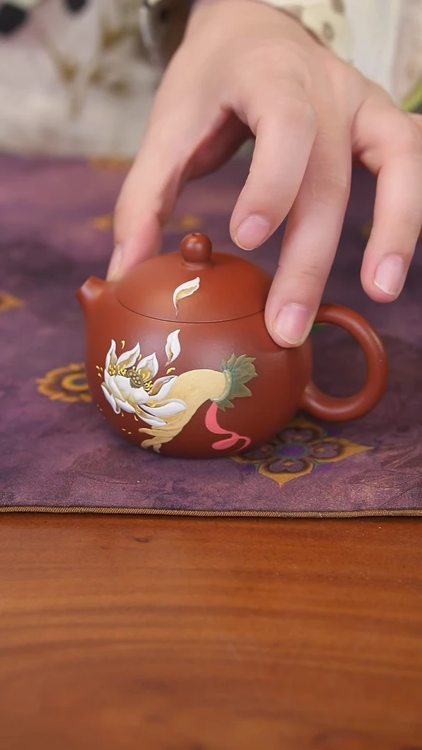 茶壶紫砂佛手莲心西施