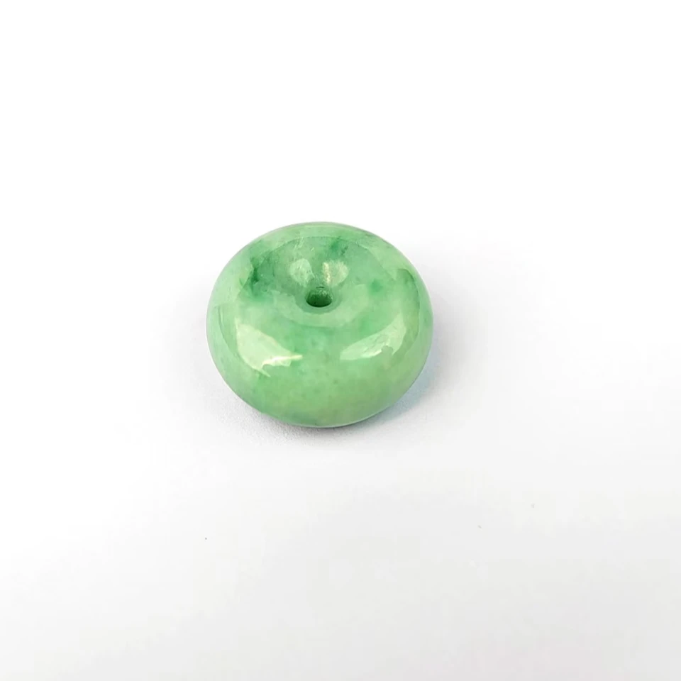 天然缅甸A货翡翠甜甜圈吊坠