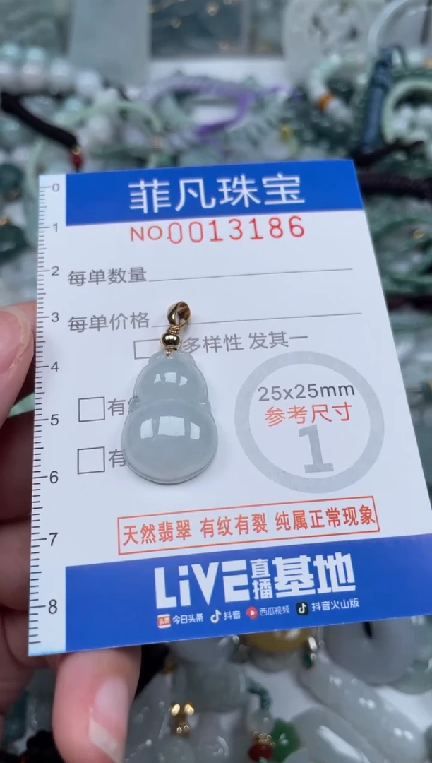 颈饰未镶嵌翡翠13186