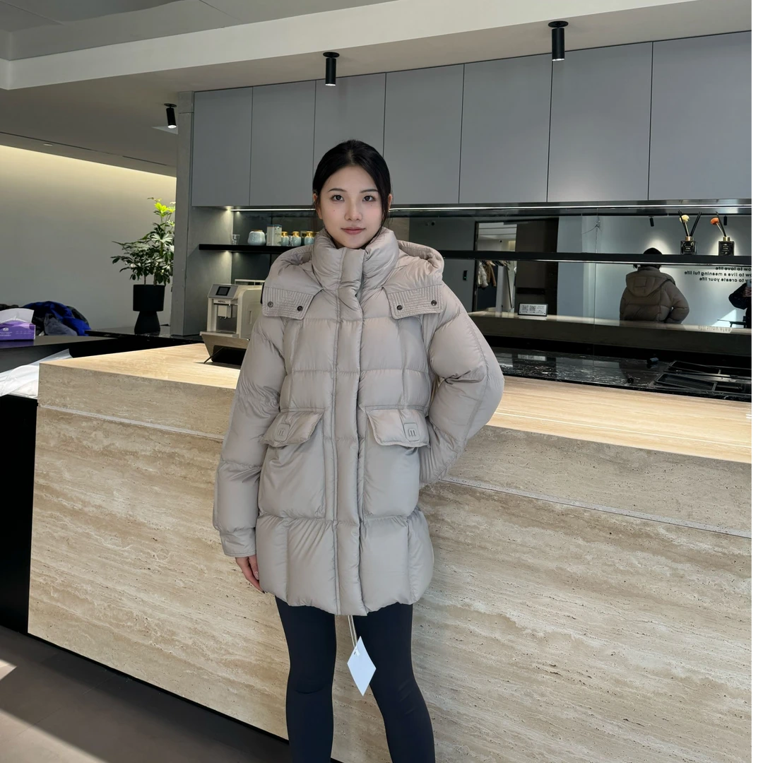 DYTF725 红栈专属 商场专柜90白鸭绒中长款羽绒服