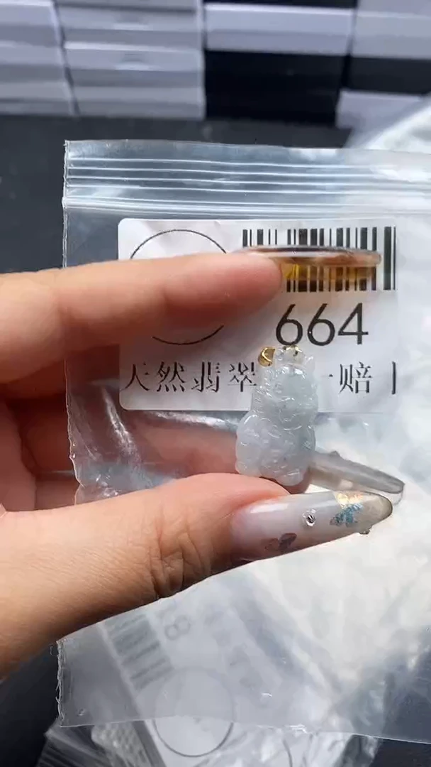 吊坠(不含链)未镶嵌翡翠664