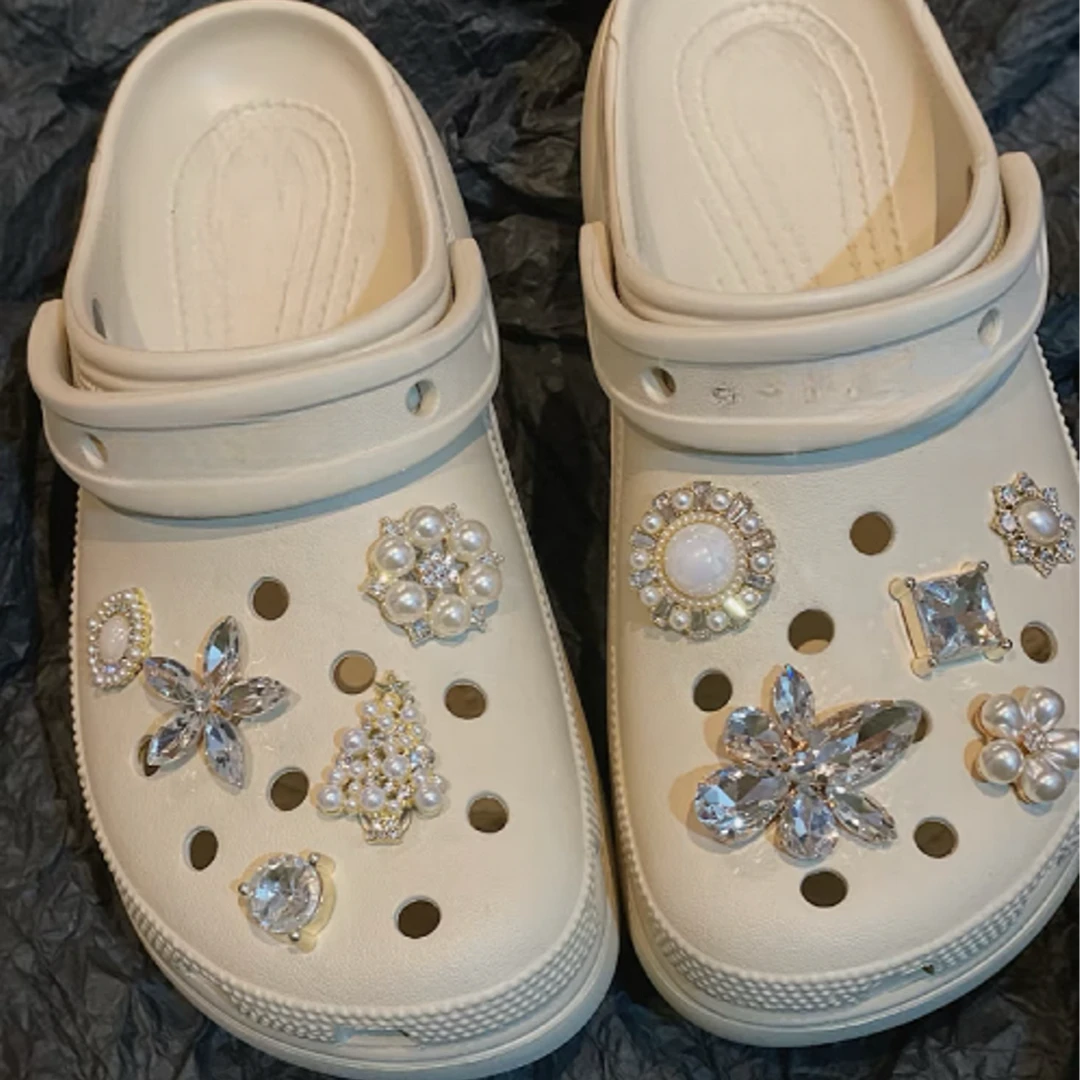 【品控升级 掉落就补】【珠圆玉润】洞洞鞋 鞋花配件（不含鞋）