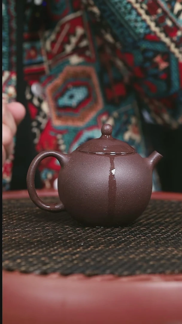 【闪购商品】紫砂茶壶豆蔻西施190cc高砂老紫泥7号暇