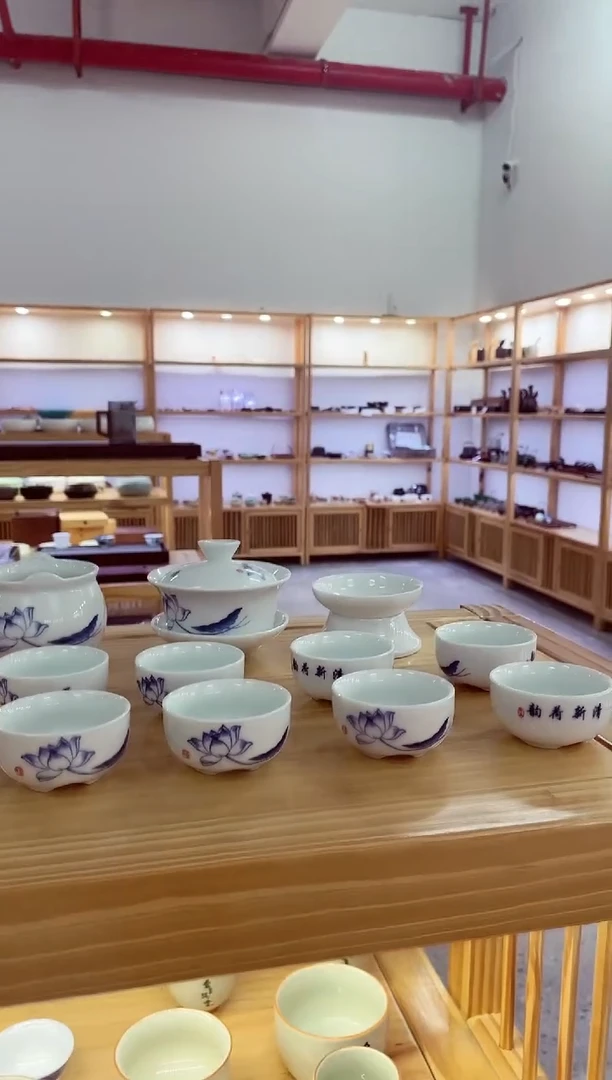 12头功夫茶具【清荷】@@MTZGFQH12