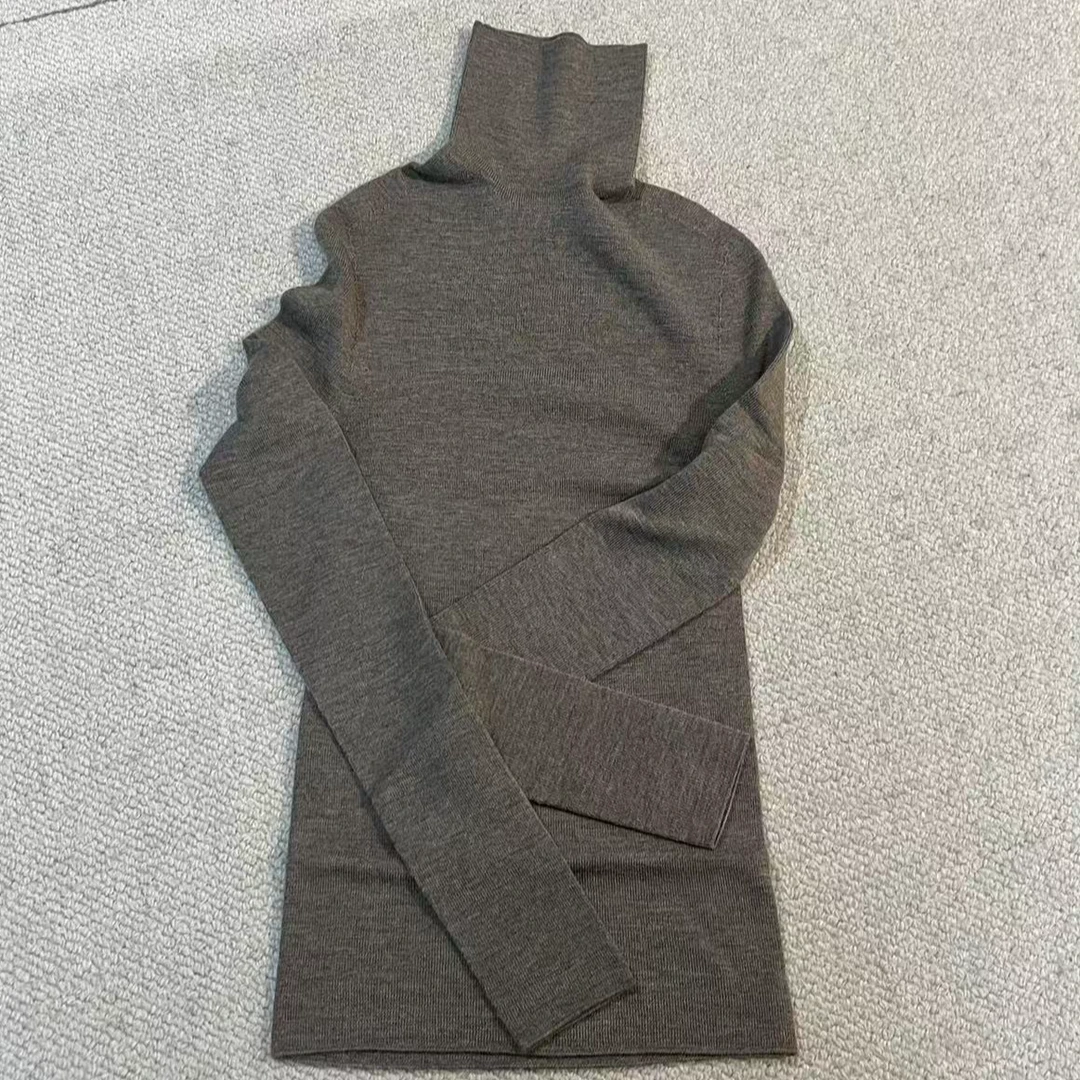 美丽诺羊毛高领打底衫