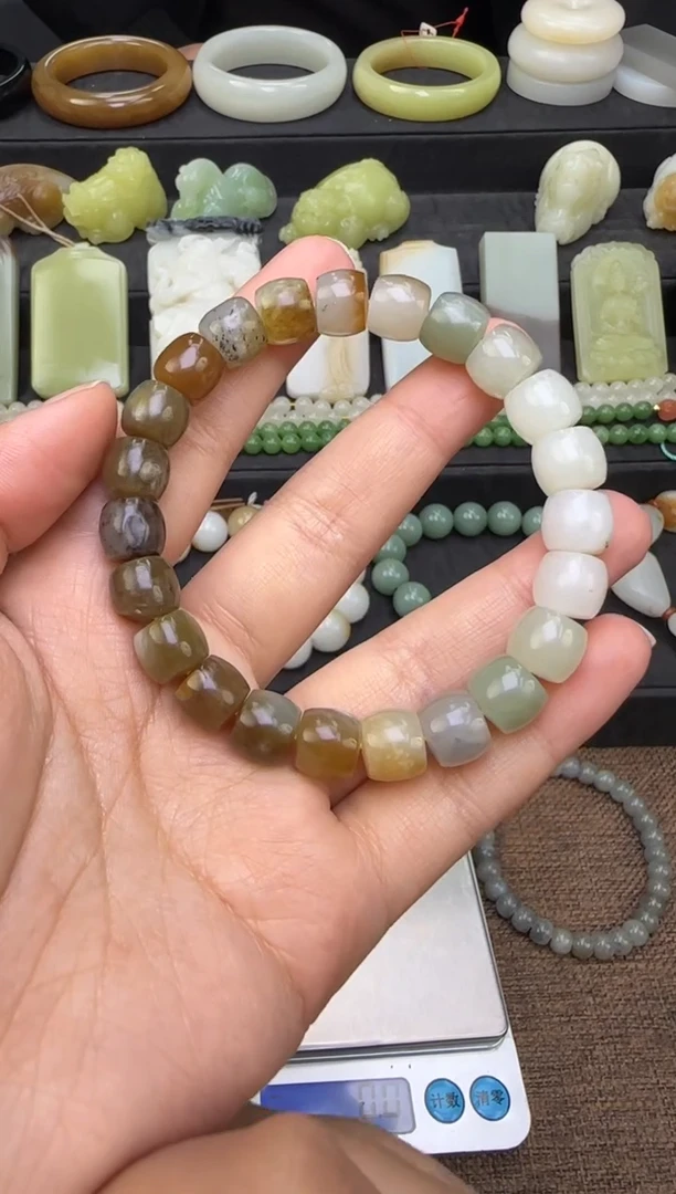 未镶嵌手串和田玉手串