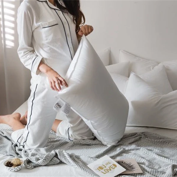 酒店水洗抑菌枕芯1对装