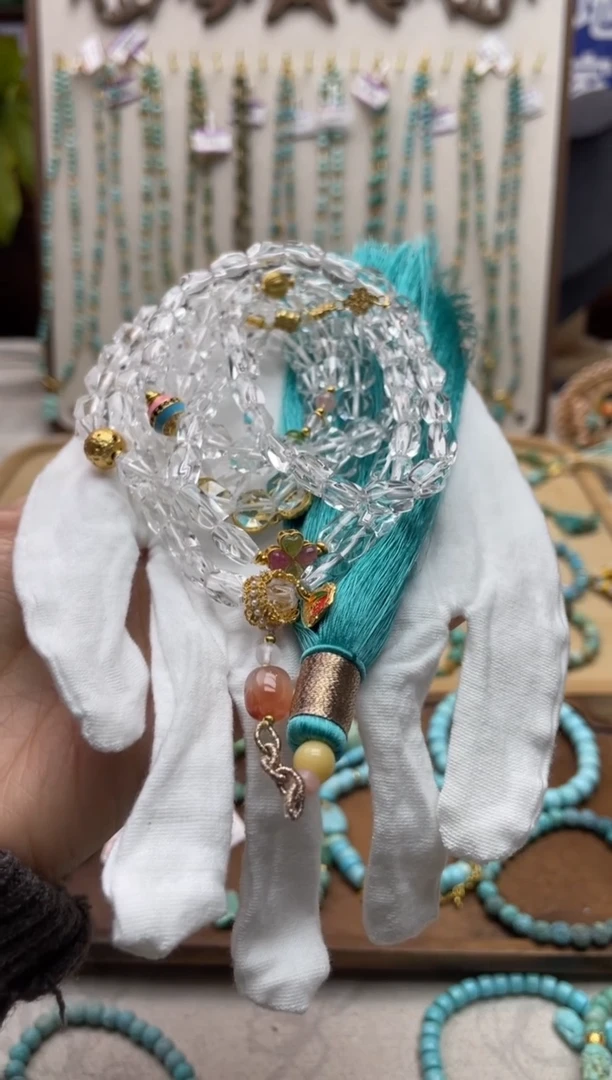 【闪购商品】水晶毛衣链银S925镶嵌120