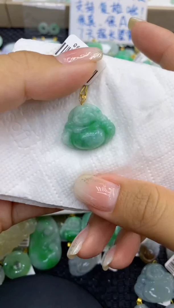 颈饰未镶嵌翡翠天然缅甸A货翡翠