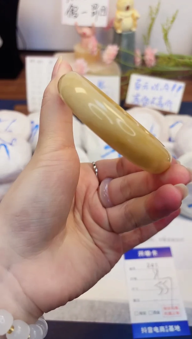 【闪购商品】石英质玉手镯未镶嵌241-财气镯-圈口55