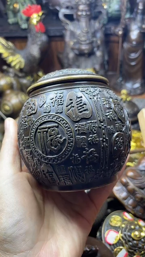 闪购链接，点击下单，有运费险，铜摆件