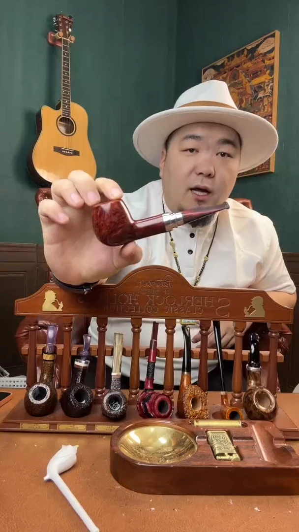 石楠木木雕款意大利进口石楠木烟斗