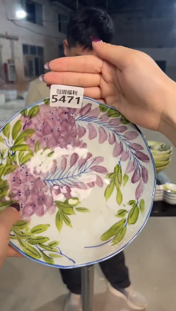 陶瓷景德镇高温釉下手绘陶瓷