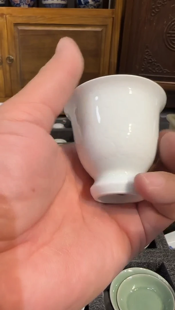 瓷片景德镇瓷器茶器茶杯