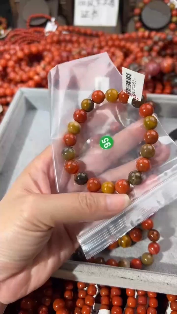 南红玛瑙手串未镶嵌10