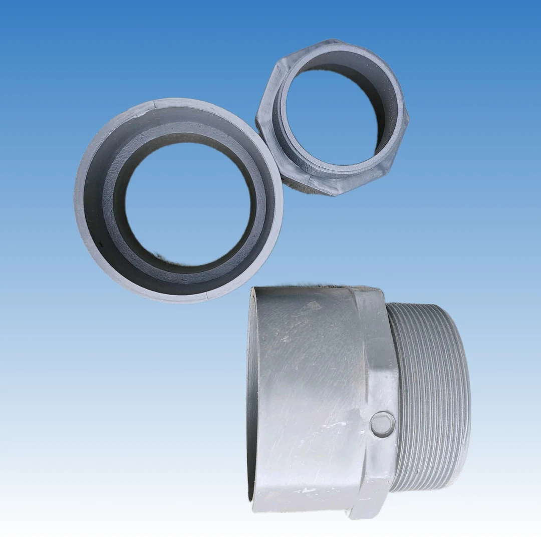 PVC水管外丝直接内丝直接，滴灌出水桩灰色配件增接口接头滴灌配件