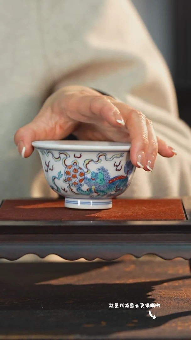 【闪购商品】中国官窑斗彩非遗传承人—涂杏花