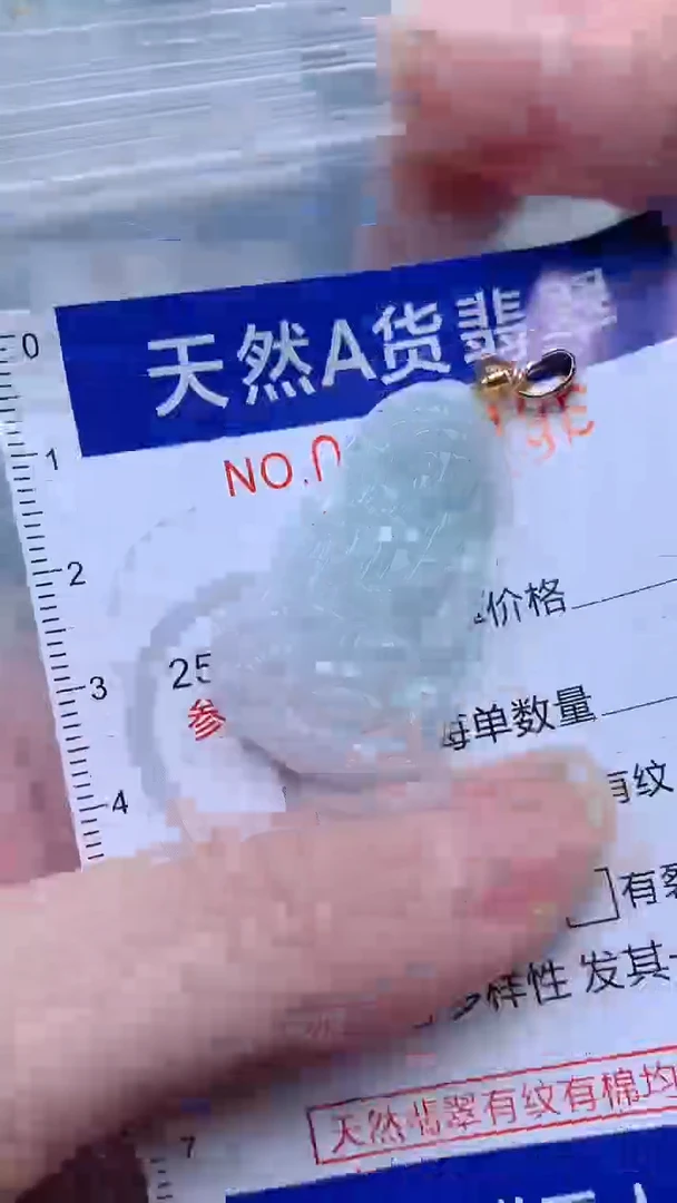 翡翠未镶嵌吊坠(不含链)1