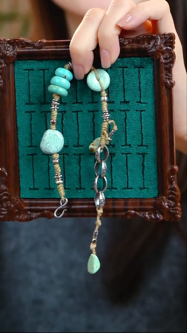 未镶嵌绿松石手串手串